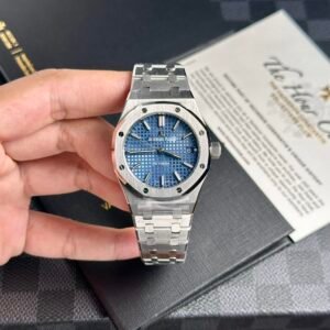 Audemars Piguet Royal Oak 15450ST Blue Dial Steel Bracelet Top Quality Replica APS Factory 37mm - Image 13