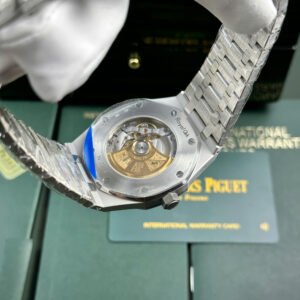 Audemars Piguet Royal Oak 15454BC Frosted Gold Black Dial 1:1 Best Replica APSF 37mm - Image 7