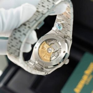 Audemars Piguet Royal Oak 15454BC Frosted Gold Blue Dial Best Replica APSF 37mm - Image 8