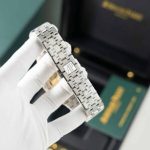 Audemars Piguet Royal Oak 15454BC Frosted Gold Blue Dial Best Replica APSF 37mm - Image 9