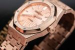 Audemars Piguet Royal Oak 15454OR Frosted Gold Pink Dial Replica 37mm - Image 6