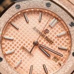 Audemars Piguet Royal Oak 15454OR Frosted Gold Pink Dial Replica 37mm - Image 13