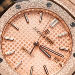 Audemars Piguet Royal Oak 15454OR Frosted Gold Pink Dial Replica 37mm - Image 13