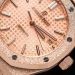 Audemars Piguet Royal Oak 15454OR Frosted Gold Pink Dial Replica 37mm - Image 14
