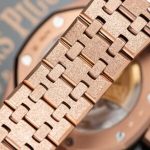 Audemars Piguet Royal Oak 15454OR Frosted Gold Pink Dial Replica 37mm - Image 17