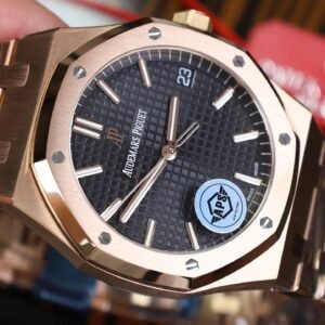 Audemars Piguet Royal Oak 15500OR Rose Gold Black Dial Super Clone APSF 41mm - Image 15