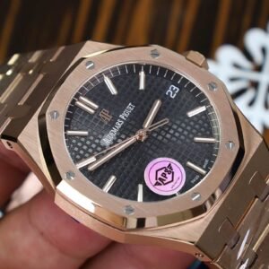 Audemars Piguet Royal Oak 15500OR Rose Gold Black Dial Super Clone APSF 41mm - Image 16