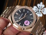 Audemars Piguet Royal Oak 15500OR Rose Gold Black Dial Super Clone APSF 41mm - Image 6