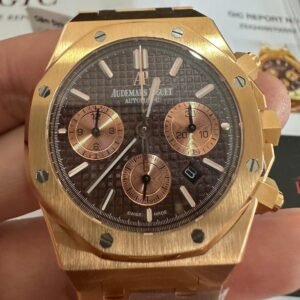Audemars Piguet Royal Oak 26331OR Chronograph Brown Dial 18K Gold Wrapped 41mm - Image 5