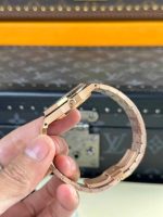 Audemars Piguet Royal Oak 77351OR Rose Gold White Dial Diamond Bezel Replica 34m - Image 6