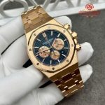 Audemars Piguet Royal Oak Chronograph 26331OR Blue Dial Custom Made 18K Solid Gold Original Calibre FP 1185 Movement 41mm - Image 8