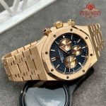 Audemars Piguet Royal Oak Chronograph 26331OR Blue Dial Custom Made 18K Solid Gold Original Calibre FP 1185 Movement 41mm - Image 10