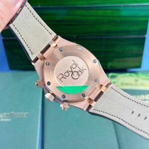 Audemars Piguet Royal Oak Chronograph 26331OR Brown Dial Leather Replica IPF 41mm - Image 16