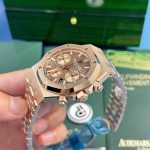 Audemars Piguet Royal Oak Chronograph 26331OR Rose Gold Brown Dial Replica IPF 41mm - Image 3