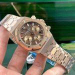 Audemars Piguet Royal Oak Chronograph 26331OR Rose Gold Brown Dial Replica IPF 41mm - Image 13