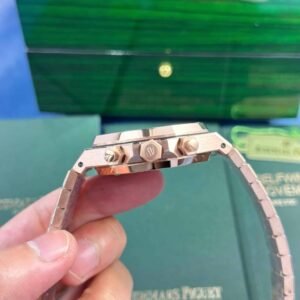 Audemars Piguet Royal Oak Chronograph 26331OR Rose Gold Brown Dial Replica IPF 41mm - Image 14
