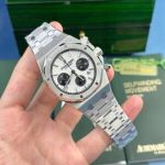 Audemars Piguet Royal Oak Chronograph 26331ST White Dial Replica IPF 41mm - Image 11