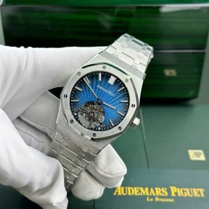 Audemars Piguet Royal Oak Flying Tourbillon 26530 Blue Dial Replica R8 Factory 41mm - Image 3