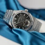 Audemars Piguet Royal Oak Flying Tourbillon 26730ST Grey Dial Best Replica R8F 41mm - Image 15