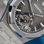 Audemars Piguet Royal Oak Flying Tourbillon 26730ST Grey Dial Best Replica R8F 41mm - Image 17