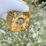 Audemars Piguet Royal Oak Frosted Yellow Gold Chronograph 26240BA Yellow Dial Replica 41mm - Image 11