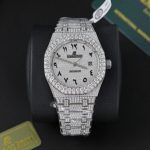 Audemars Piguet Royal Oak Iced Out Moissanite Arabic Dial Super Clone 41mm - Image 2