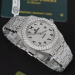 Audemars Piguet Royal Oak Iced Out Moissanite Arabic Dial Super Clone 41mm - Image 4