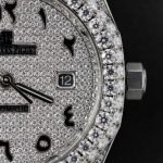 Audemars Piguet Royal Oak Iced Out Moissanite Arabic Dial Super Clone 41mm - Image 20