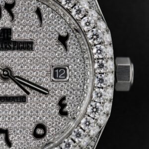 Audemars Piguet Royal Oak Iced Out Moissanite Arabic Dial Super Clone 41mm - Image 20