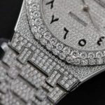 Audemars Piguet Royal Oak Iced Out Moissanite Arabic Dial Super Clone 41mm - Image 21