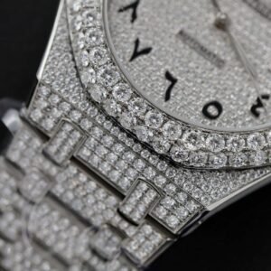 Audemars Piguet Royal Oak Iced Out Moissanite Arabic Dial Super Clone 41mm - Image 21
