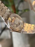 Audemars Piguet Royal Oak Jumbo 16202ST Blue Dial Custom Moissanite Bezel Best Replica ZF 39mm - Image 7