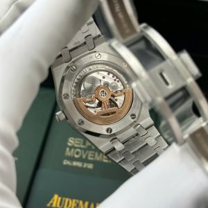 Audemars Piguet Royal Oak Jumbo Extra Thin 15202BC Salmon Dial Replica IPF 39mm - Image 10