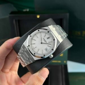 Audemars Piguet Royal Oak Jumbo Extra Thin 15202ST White Guilloche Dial Replica 39mm - Image 14