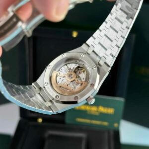 Audemars Piguet Royal Oak Jumbo Extra Thin 15202ST White Guilloche Dial Replica 39mm - Image 22
