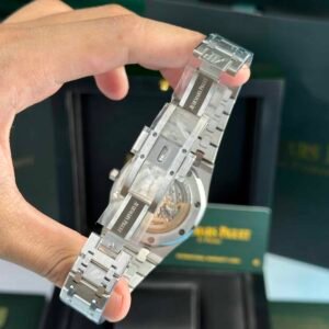 Audemars Piguet Royal Oak Jumbo Extra Thin 15202ST White Guilloche Dial Replica 39mm - Image 23