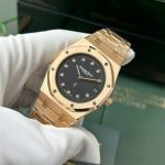 Audemars Piguet Royal Oak Jumbo Extra Thin 15207OR Rose Gold Black Dial Replica IPF 39mm - Image 3