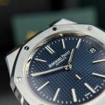 Audemars Piguet Royal Oak Jumbo Extra Thin 16202ST Blue Dial Best Replica 39mm - Image 4