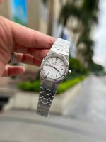 Audemars Piguet Royal Oak Lady White Dial Diamond Bezel Replica 34mm - Image 4