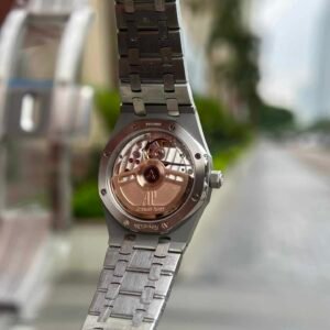 Audemars Piguet Royal Oak Lady White Dial Diamond Bezel Replica 34mm - Image 13