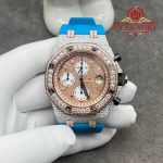 Audemars Piguet Royal Oak Offshore Chronograph 25940 Steel 18K Rose Gold Custom Diamonds Original Movement 42mm - Image 9