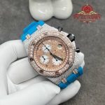 Audemars Piguet Royal Oak Offshore Chronograph 25940 Steel 18K Rose Gold Custom Diamonds Original Movement 42mm - Image 10