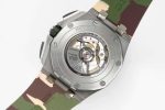 Audemars Piguet Royal Oak Offshore Chronograph 26400SO Beige Dial Green Ceramic Bezel Rubber Best Replica APF 44mm - Image 8