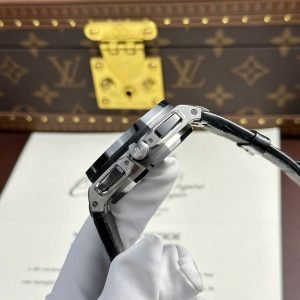 Audemars Piguet Royal Oak Offshore Chronograph 26420SO Black Dial Leather Strap Best Replica 43mm - Image 9