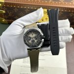 Audemars Piguet Royal Oak Offshore Chronograph 26420SO Smoked Taupe Dial Leather Strap Best Replica 43mm