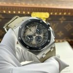 Audemars Piguet Royal Oak Offshore Chronograph 26420SO Smoked Taupe Dial Leather Strap Best Replica 43mm - Image 2