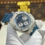 Audemars Piguet Royal Oak Offshore Chronograph 26420TI Titanium Blue Dial Best Replica 43mm - Image 2