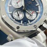 Audemars Piguet Royal Oak Offshore Chronograph 26420TI Titanium Blue Dial Best Replica 43mm - Image 6