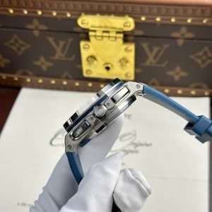 Audemars Piguet Royal Oak Offshore Chronograph 26420TI Titanium Blue Dial Best Replica 43mm - Image 7