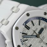 Audemars Piguet Royal Oak Offshore Diver 15707CB White Dial White Ceramic Rubber Best Replica APSF 42mm - Image 4